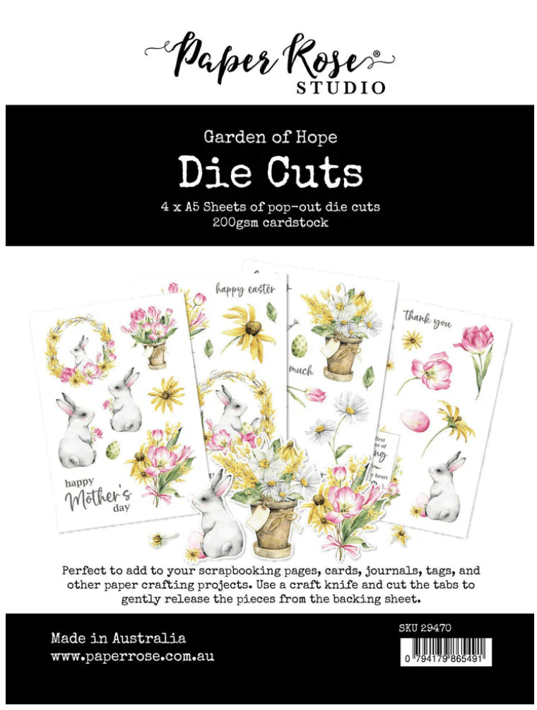 Die Cuts & Cut-Apart Sheets - Paper Rose Studio