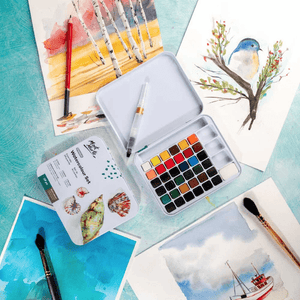 MM Watercolour Set in Tin Basic 39pc