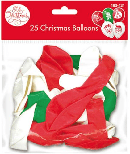 25 Christmas Balloons