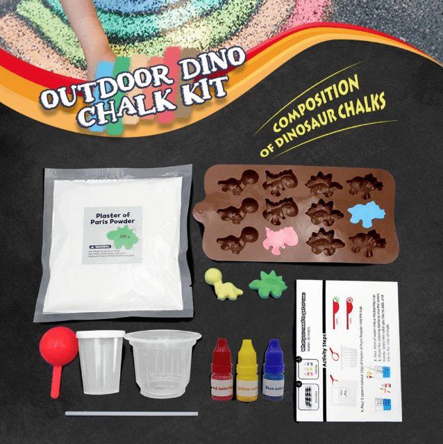 Outdoor Chalk Making Kit Dinosaurs