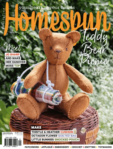 Homespun magazine June/July 2025 Issue 218
