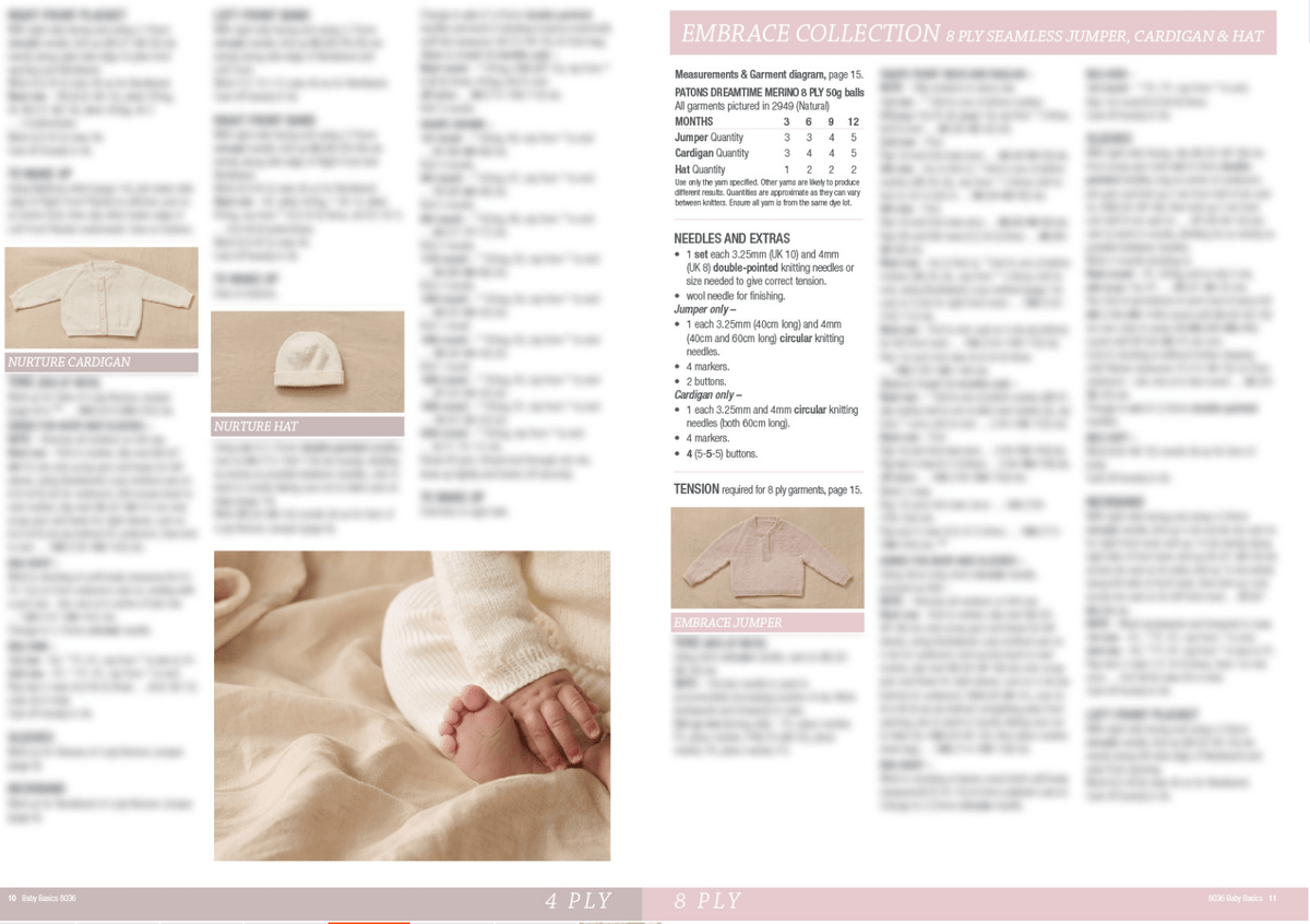 Baby Basics Knit 8036