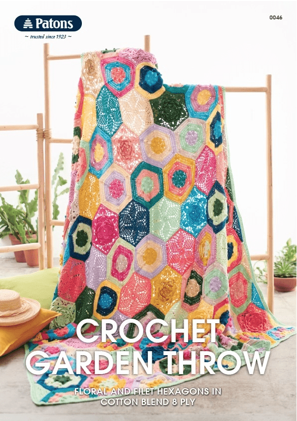 Crochet Garden Throw