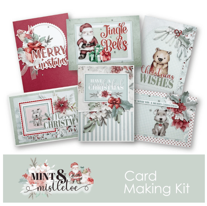 Mint & Mistletoe Cardmaking Kit - Uniquely Creative