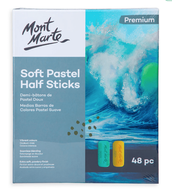 MM Soft Pastel Half Sticks 48pc