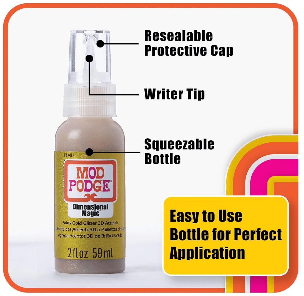 Mod Podge Gold Glitter Dimensional Magic 59ml