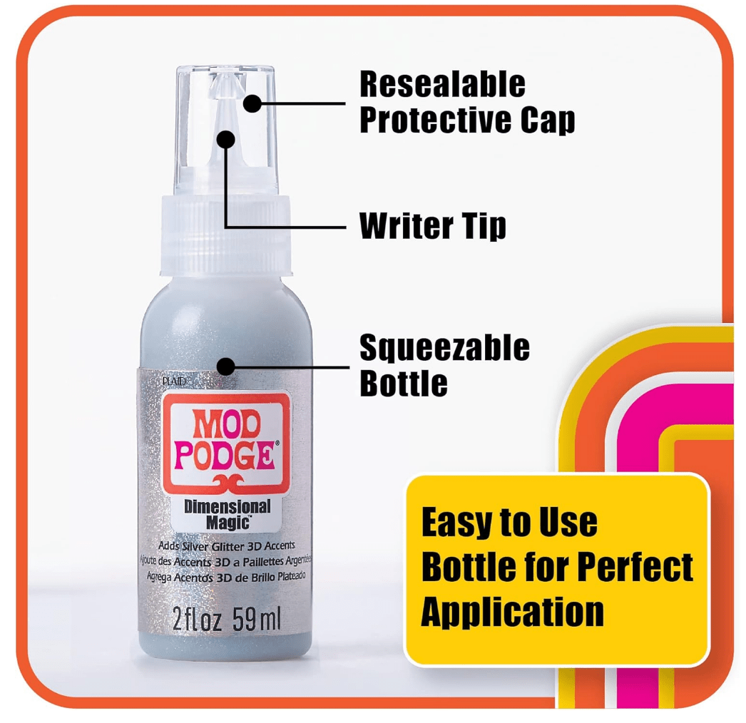 Mod Podge Silver Glitter Dimensional Magic 59ml