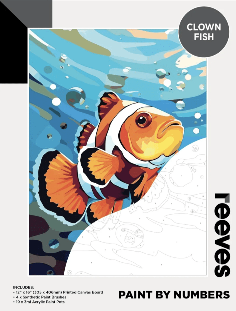 Reeves Paint by Numbers Kits