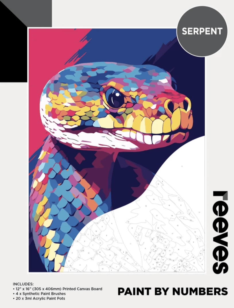 Reeves Paint by Numbers Kits