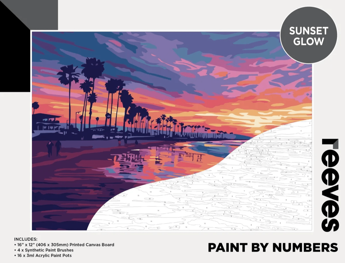 Reeves Paint by Numbers Kits