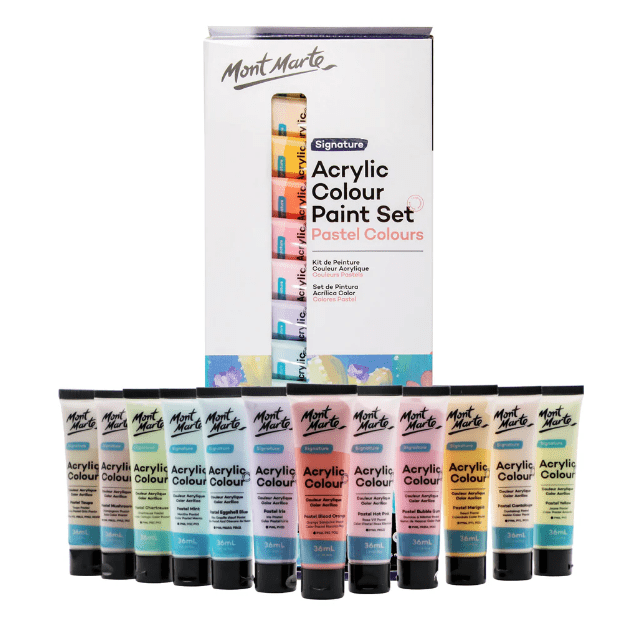 MM Pastel Acrylic Colour Paint Set