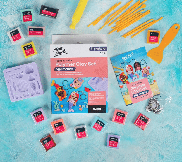 MM Make n Bake Polymer Clay Set Mermaids