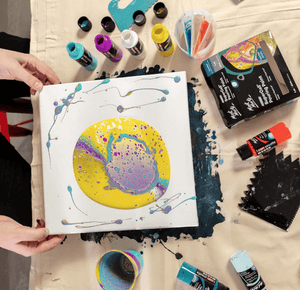 MM Premium SuperCell Pouring Paint Kit 4pc 60ml