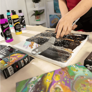 MM Premium SuperCell Pouring Paint Kit 4pc 60ml