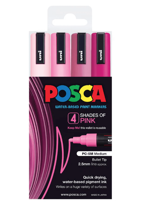 PC5M Shades of Pink 4pc