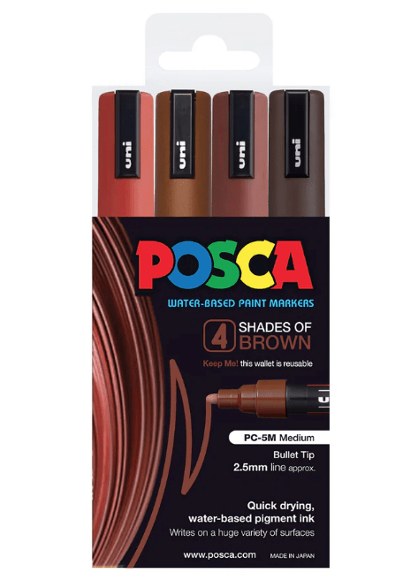 PC5M Shades of Brown 4pc