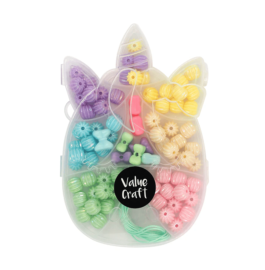 Bead Kit Unicorn Box Assorted 80pc
