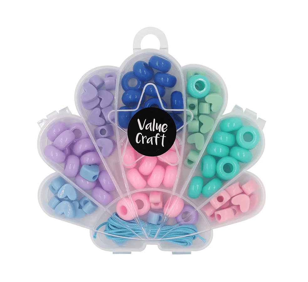 Bead Kit Shell Box Assorted 86pc