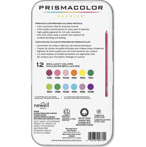 Prismacolor Premier Coloured Pencils 12pc Botanical Garden Set