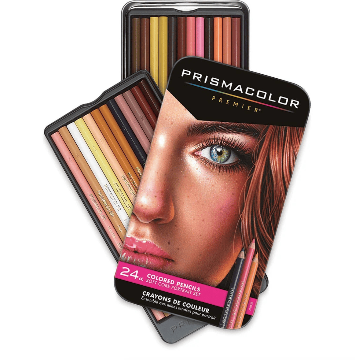 Prismacolor Premier Coloured Pencils 24pc Soft Core Portrait Set
