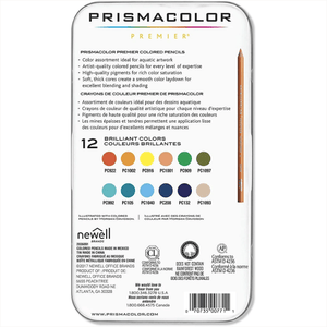 Prismacolor Premier Coloured Pencils 12 pc Under The Sea Set