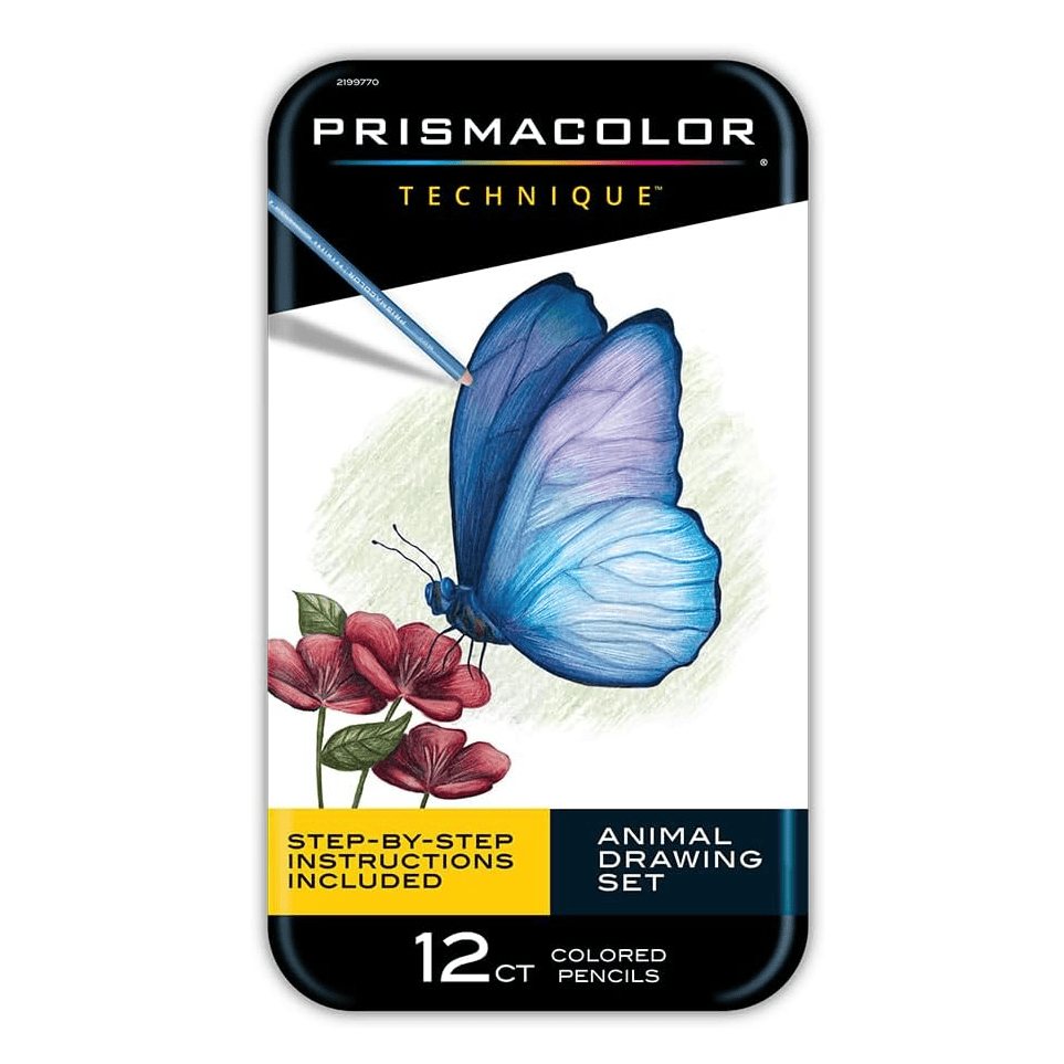 Prismacolor Technique 12pc Animal Drawing Set