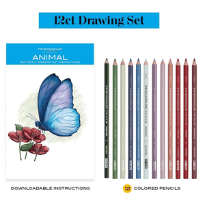 Prismacolor Technique 12pc Animal Drawing Set
