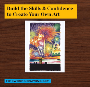 Prismacolor Technique 24pc Fireworks Drawing Set