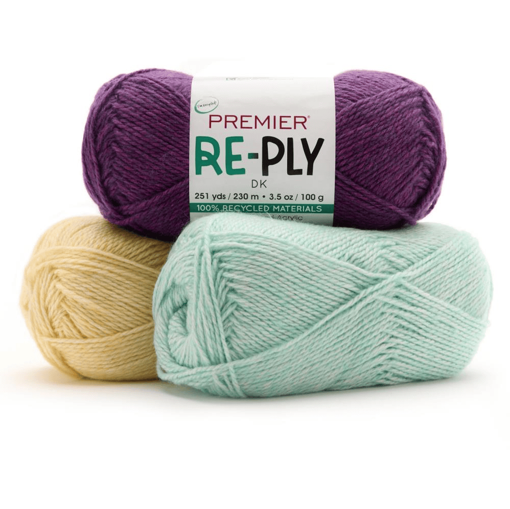 Premier Re-Ply DK Yarn Sold As A 3 Pack