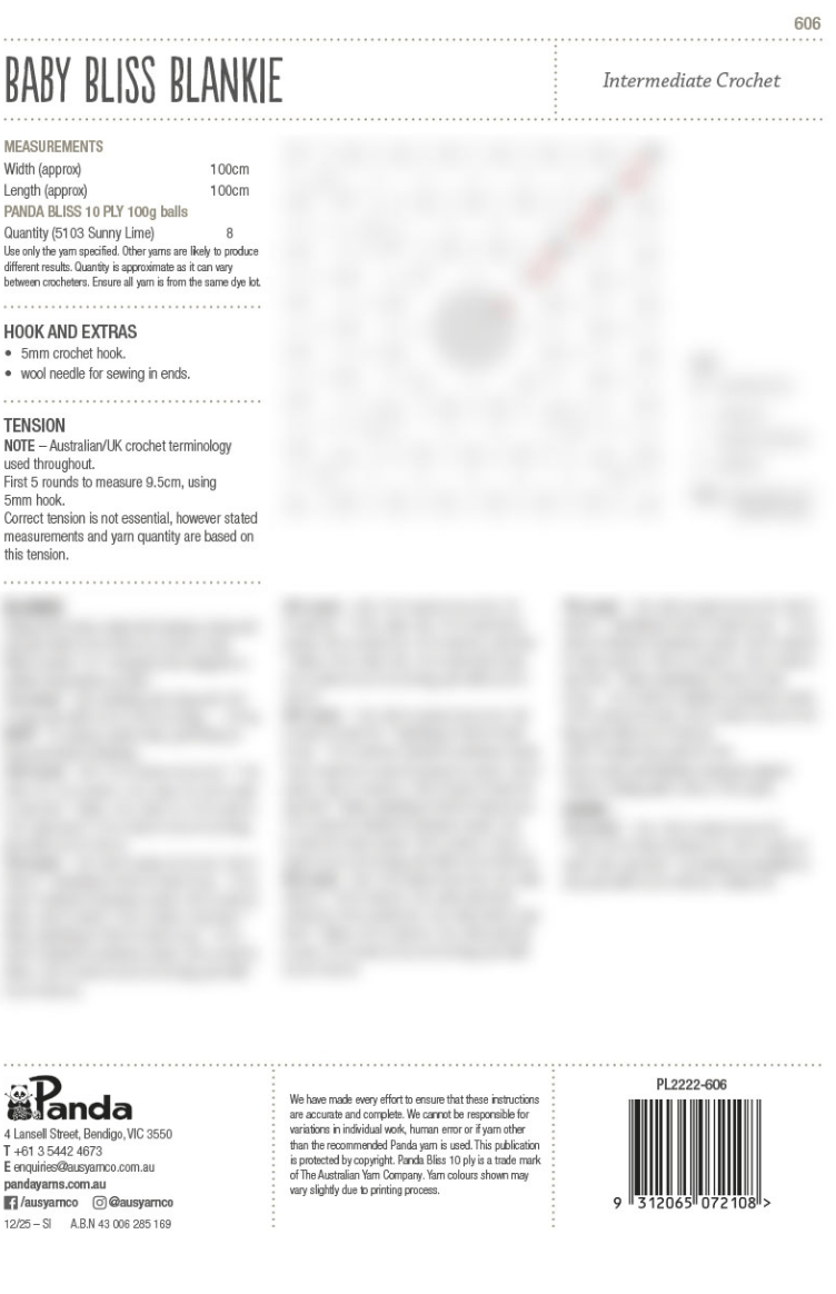 Baby Bliss Blankie 606