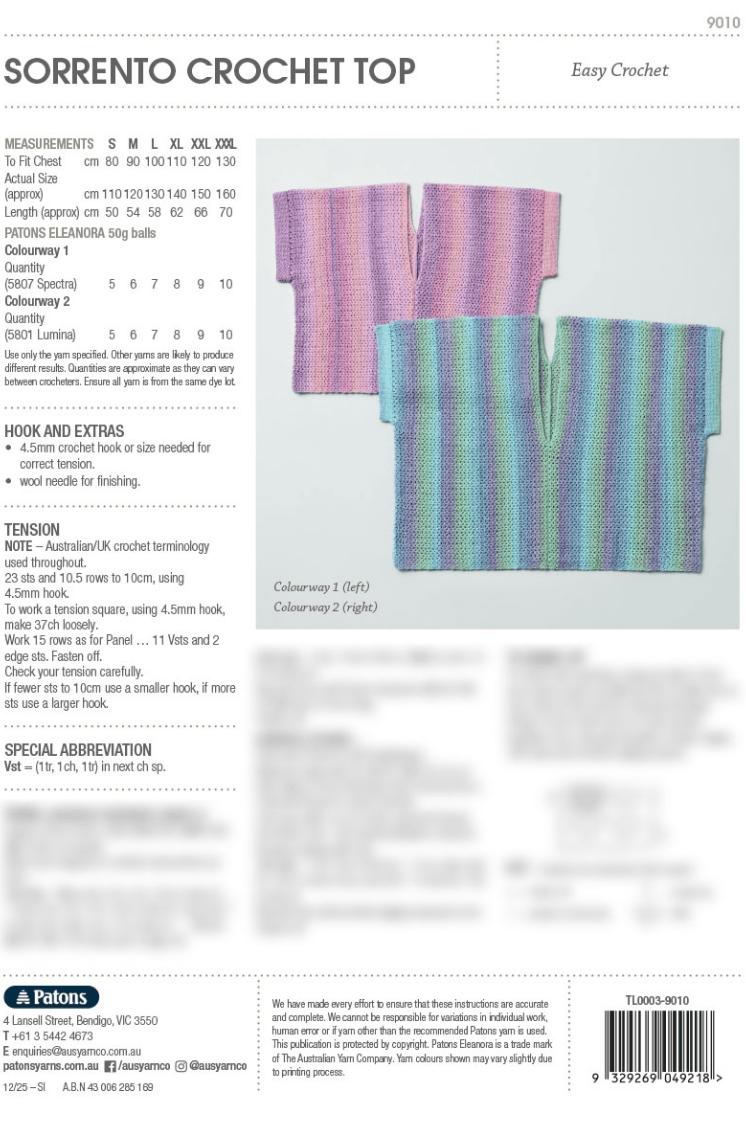 Sorrento Crochet Top 9010