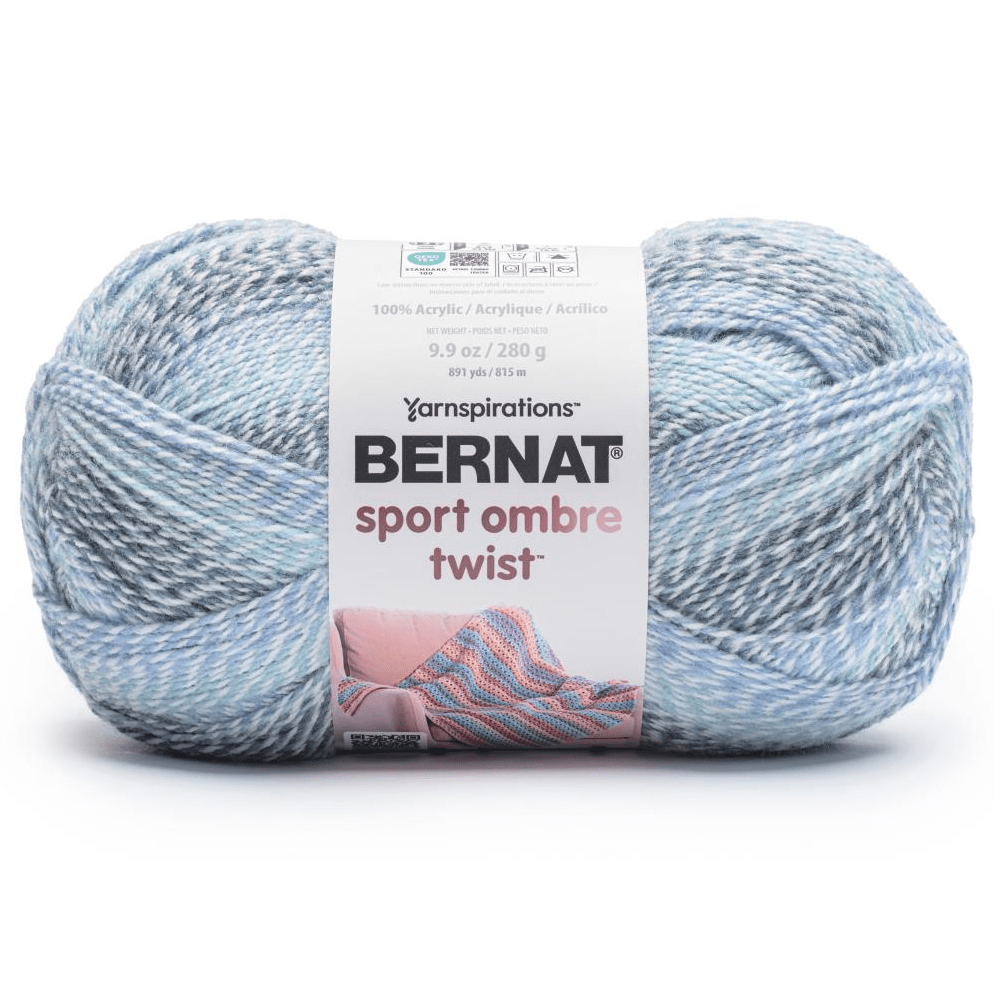 Bernat Sport Ombre Twist Yarn Sold As A 2 Pack