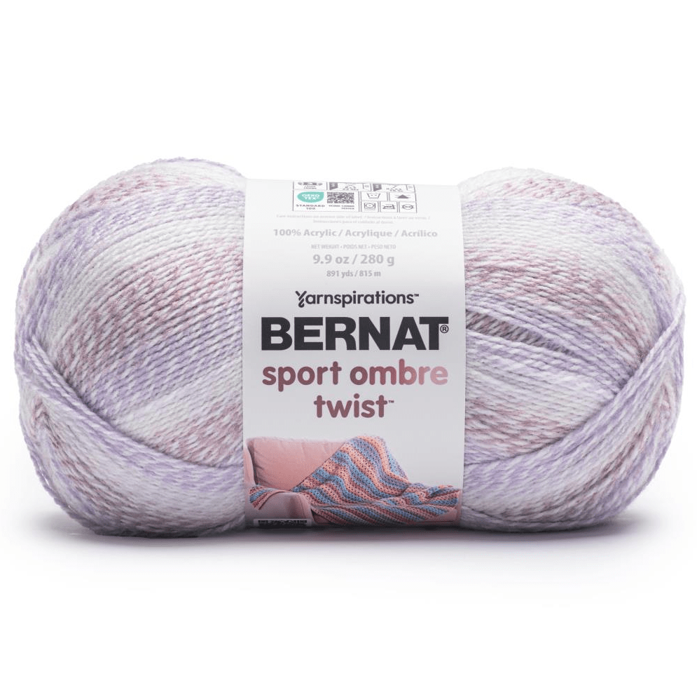 Bernat Sport Ombre Twist Yarn Sold As A 2 Pack