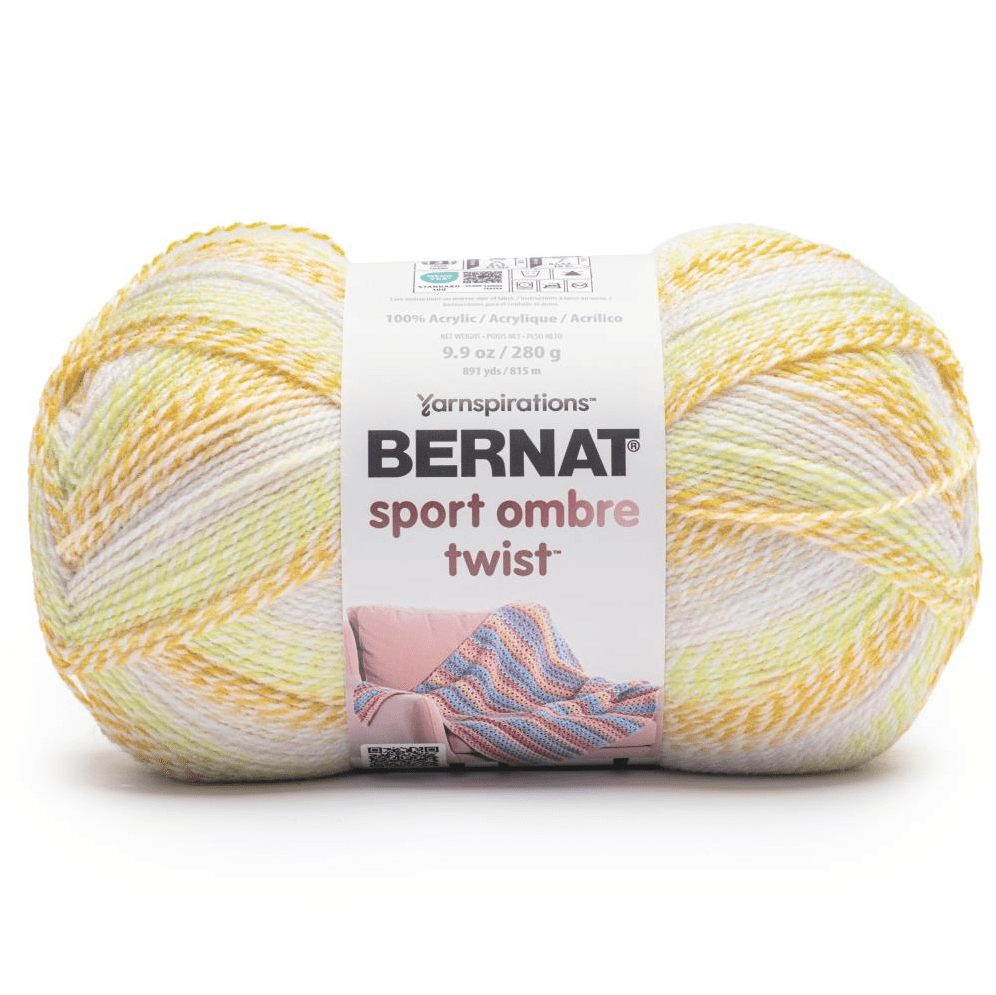 Bernat Sport Ombre Twist Yarn Sold As A 2 Pack