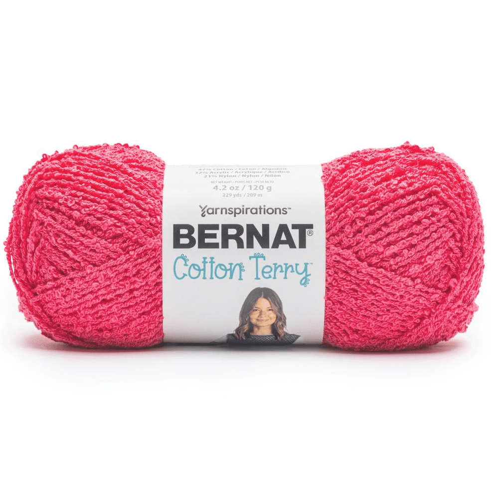 Bernat Cotton Terry Yarn Sold As A 3 Pack