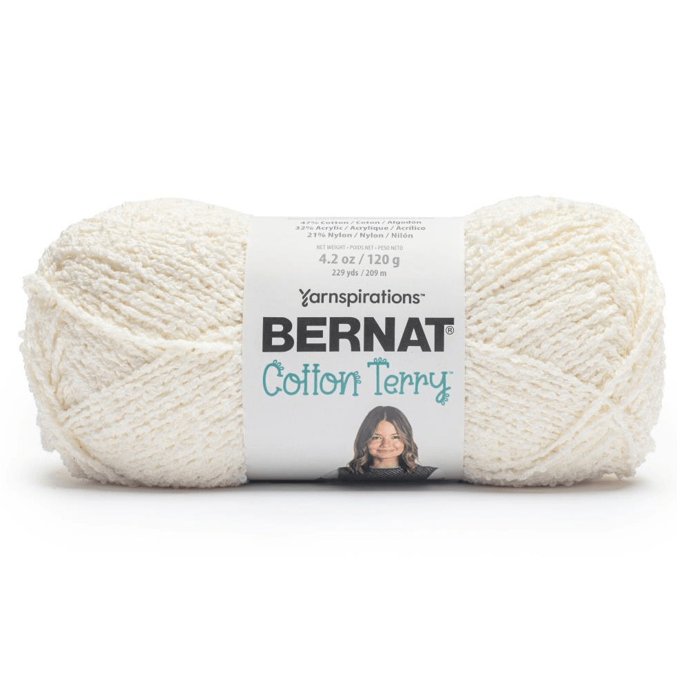 Bernat Cotton Terry Yarn Sold As A 3 Pack