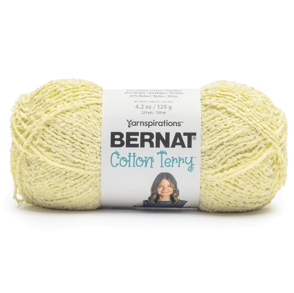 Bernat Cotton Terry Yarn Sold As A 3 Pack