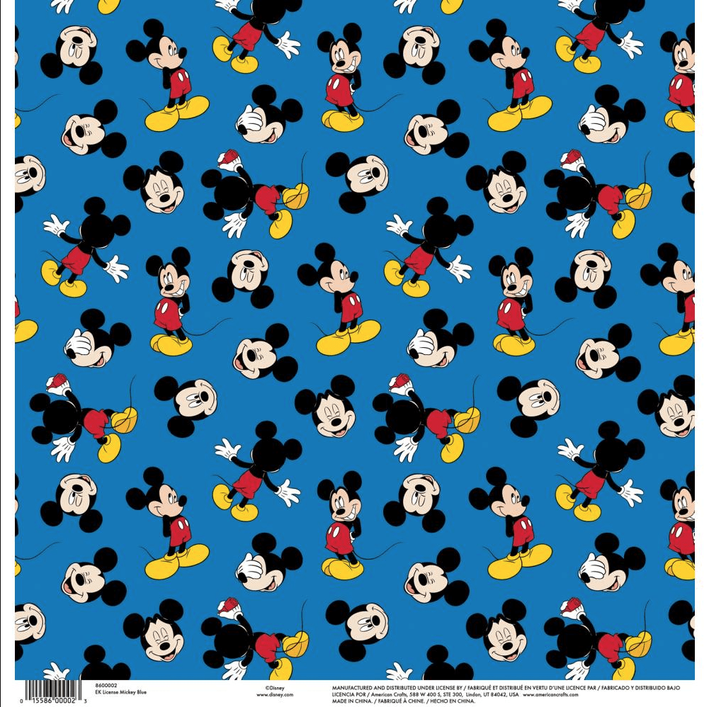 Disney Theme 12"x12" Cardstock