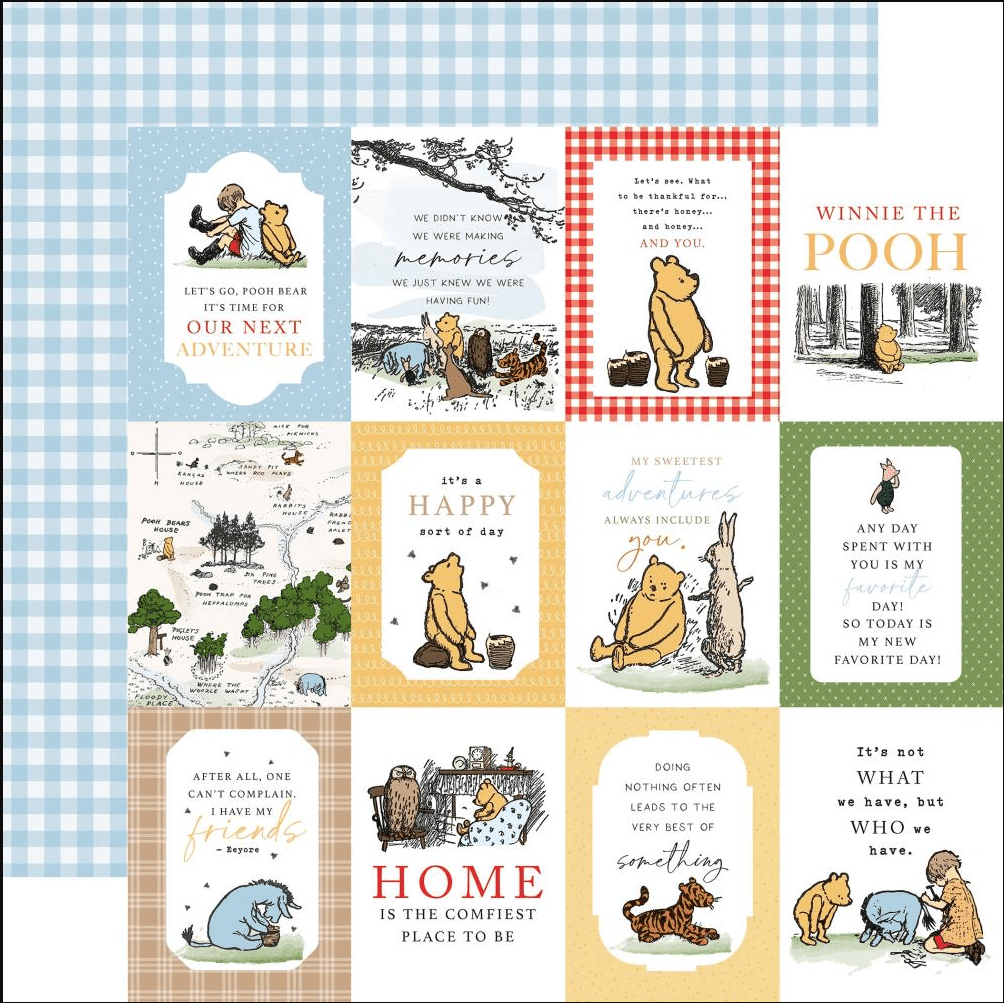 Winnie The Pooh Themed Cardstock