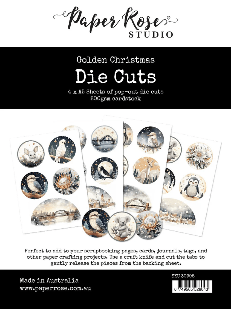 Golden Christmas - Paper Rose Studio