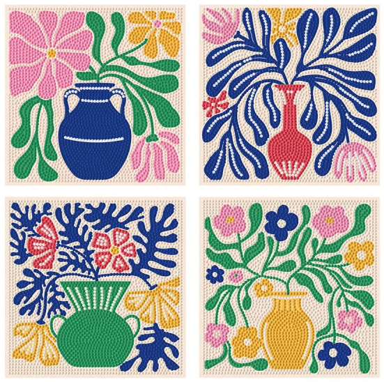 Diamond Dotz Mini Dotz Kits 5.0" x 5.0" Set of 4