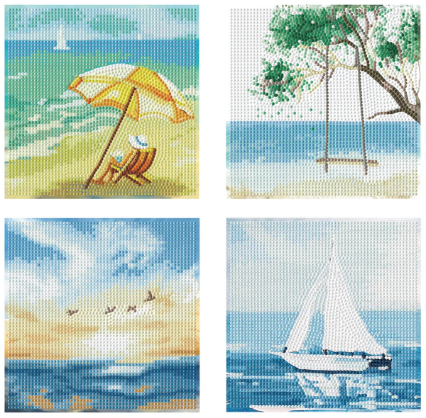 Diamond Dotz Mini Dotz Kits 5.0" x 5.0" Set of 4