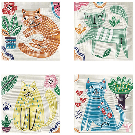 Diamond Dotz Mini Dotz Kits 5.0" x 5.0" Set of 4