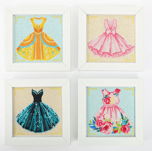 Diamond Dotz Mini Dotz Kits 5.0" x 5.0" Set of 4