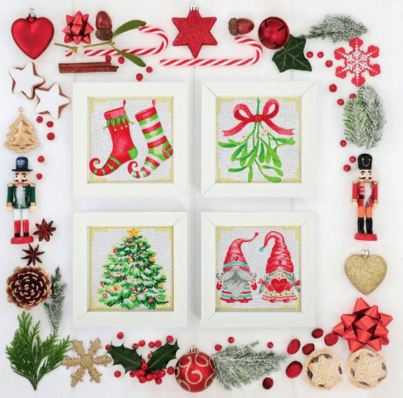 Diamond Dotz Mini Dotz Kits 5.0" x 5.0" Set of 4