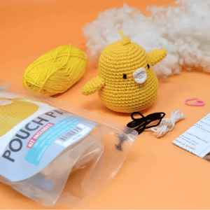 Knitty Critters Pouch Pals Crochet Kit