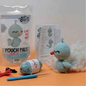 Knitty Critters Pouch Pals Crochet Kit