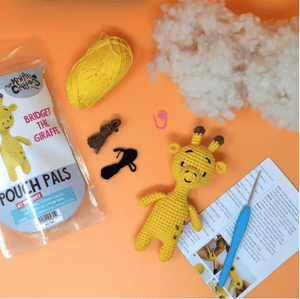Knitty Critters Pouch Pals Crochet Kit