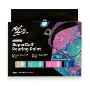 MM Premium SuperCell Pouring Paint Kit 4pc 60ml