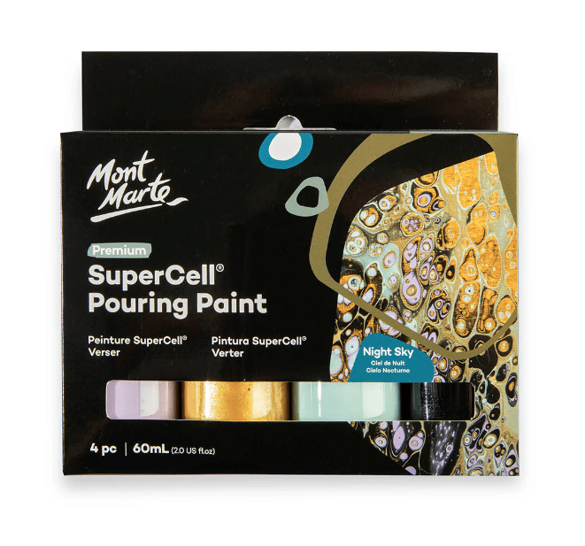 MM Premium SuperCell Pouring Paint Kit 4pc 60ml